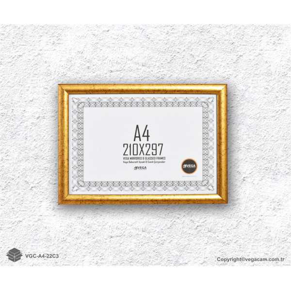 Diploma Sertifika Çerçevesi Gold VGC22C3