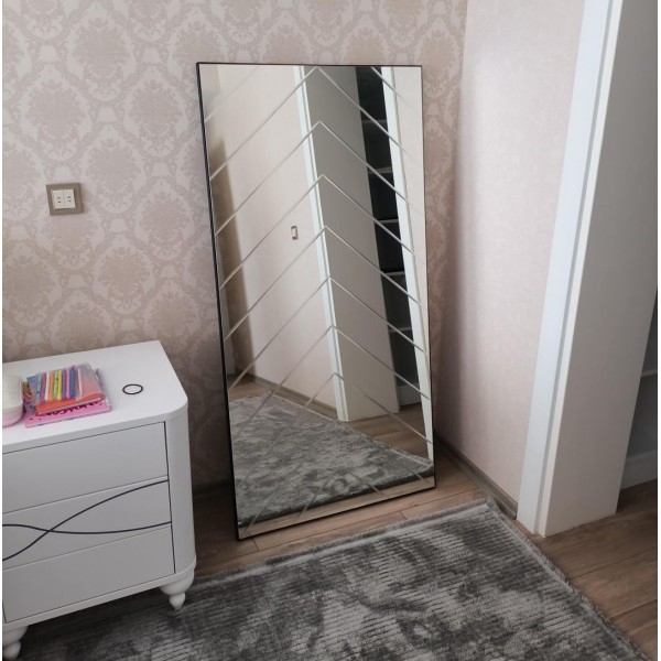 Modern Chevron Dekoratif Duvar Aynası VEGA5005