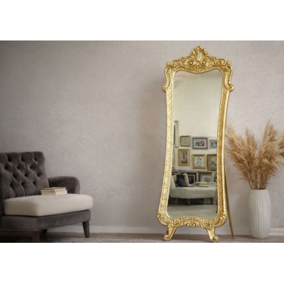 Varaklı Dekor Ayaklı Boy Aynası VEGA5007