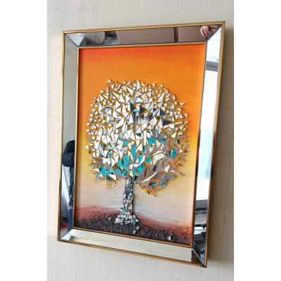 Moziak Ayna Parçalı Tablo