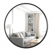 Çerçeveli Yuvarlak Ayna