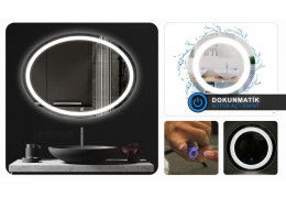 Ledli Dokunmatik Banyo Aynalarında Şıklık ve Teknolojinin Buluşma Noktası: Ayna Dekor